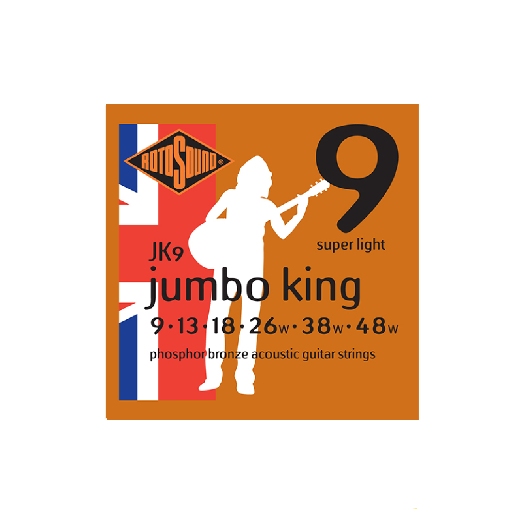 Rotosound Jumbo King Acoustic Super Light Guitar Strings